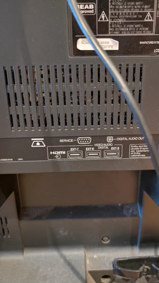 Televisión JVC Negra