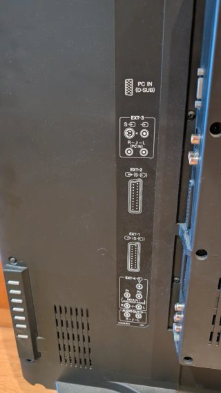 Televisión JVC Negra