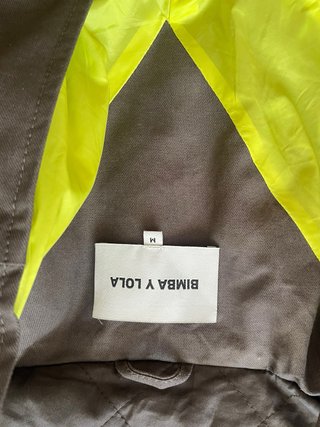 Abrigo Bimba y Lola Marrón/Gris