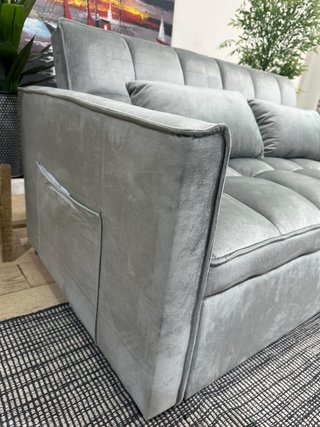 Sofá Cama Gris 138cm