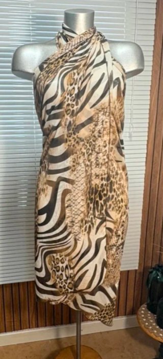 Pañuelo gasa Bimba y Lola estampado animal print