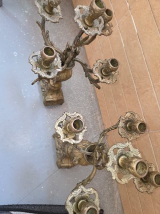 Candelabro de Bronce