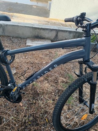 Bicicleta Montaña Rockrider Gris