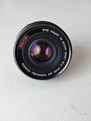 Konica Hexanon AR 40mm f/1.8 Lens