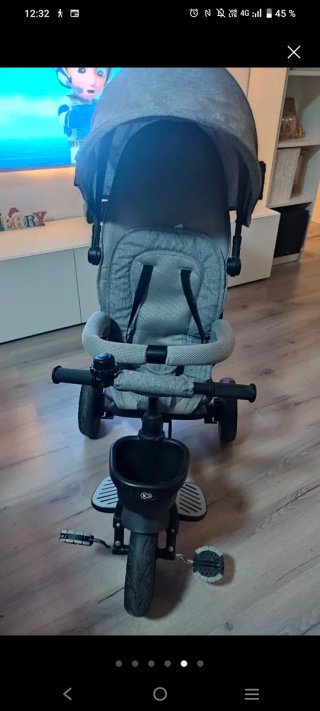 Triciclo paseo niñ@ plegable evolutivo.