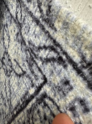 Alfombra Beige y Gris Estilo Vintage