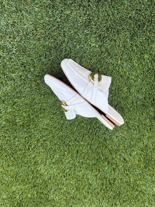 Zapatos Mocasines Blancos Mujer Zara