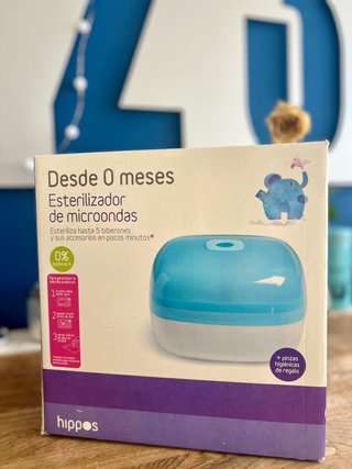 Esterilizador de biberones para microondas