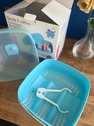 Esterilizador de biberones para microondas
