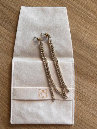 Pendientes largos dobles VESIICA nuevos