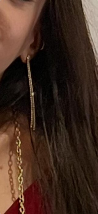 Pendientes largos dobles VESIICA nuevos