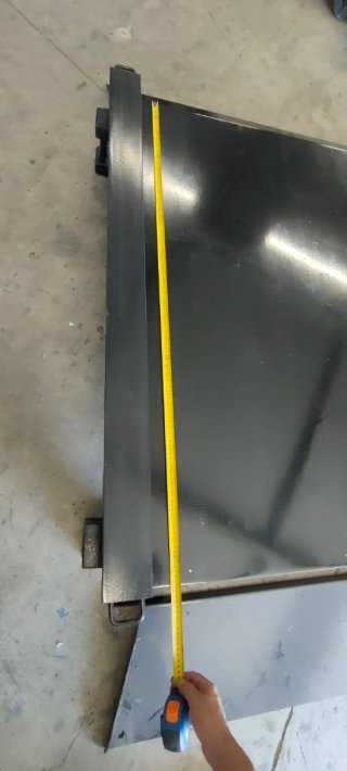 Báscula industrial con rampa