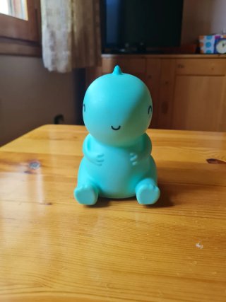 Luz nocturna dinosaurio infantil