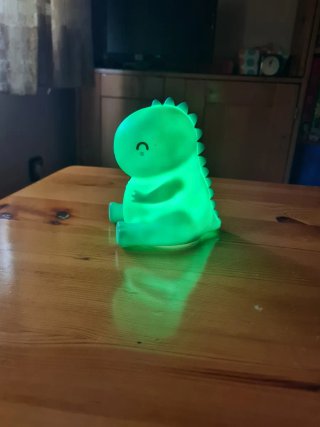 Luz nocturna dinosaurio infantil