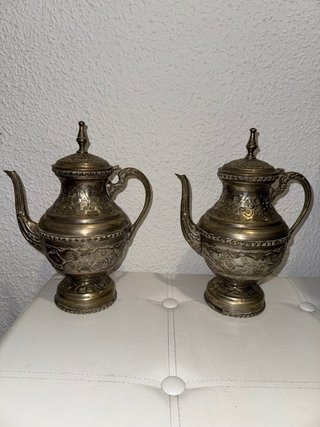 Juego 4 piezas té/café estilo árabe