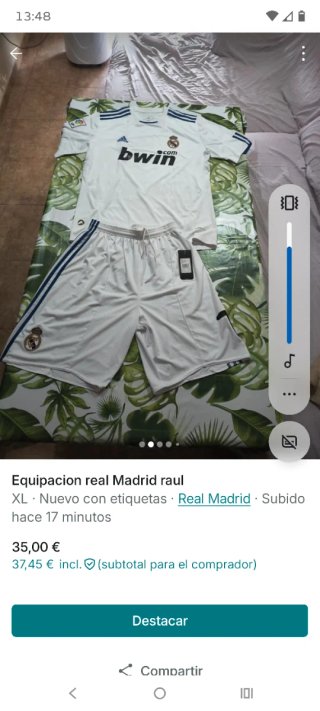Equipación talla xl