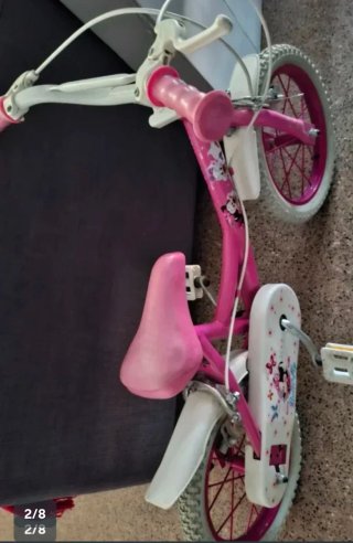 Bicicleta infantil niña rosa