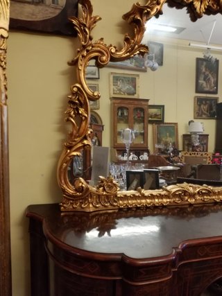 Specchiera Impero foglia oro