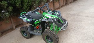 Quad ATV Infantil de gasolina Negro y Verde