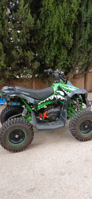 Quad ATV Infantil de gasolina Negro y Verde