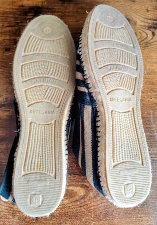 Alpargatas Toni Pons Rayas Beige/Marrón/Negro