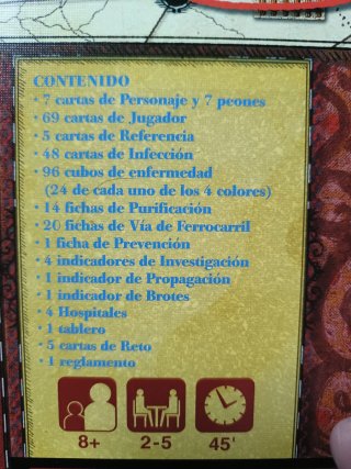 Juego Pandemic Iberia