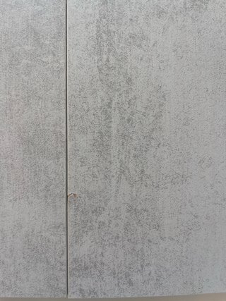 Mesa de comedor gris y blanca + 4 sillas
