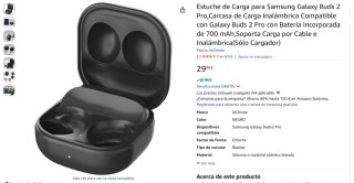 Caja carga samsung buds2 pro no oficial