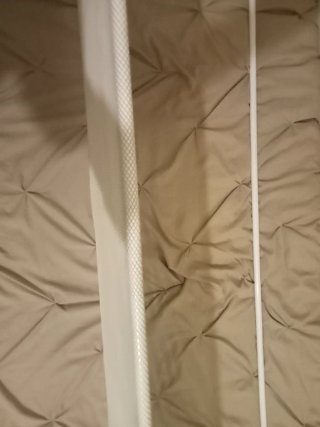 Barrera Valla Protección Cama Infantil Blanca