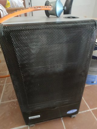 Estufa de Gas Orbegozo Llama Azul