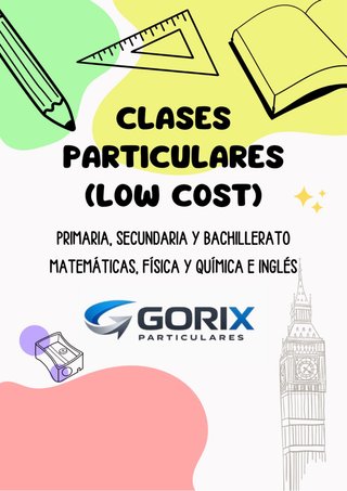 Clases particulares matemáticas, Química e Inglés