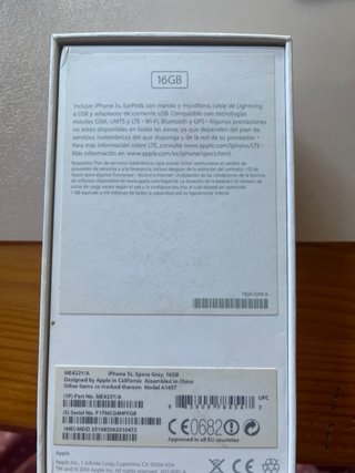 iPhone 5S Plata/Gris Espacial