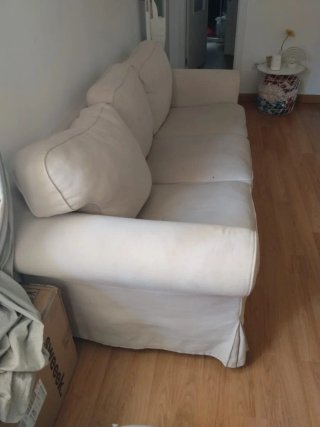 Sofá 3 plazas beige Ikea