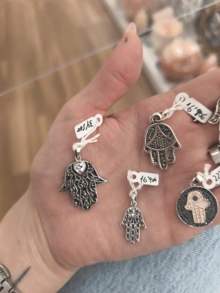Mano de Fátima Plata de Ley