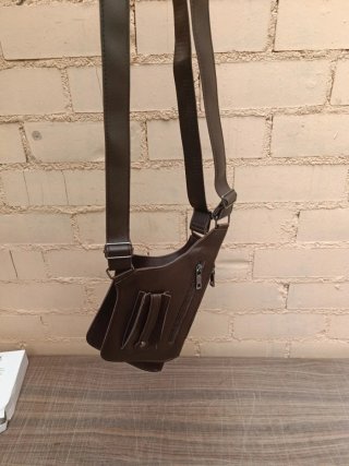 Chaleco Portaobjetos Estilo Holster Marrón