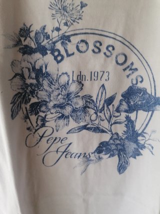 Camiseta Pepe Jeans Blanca Estampado Floral