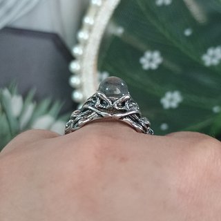 Anillo Medusa Labradorita Natural