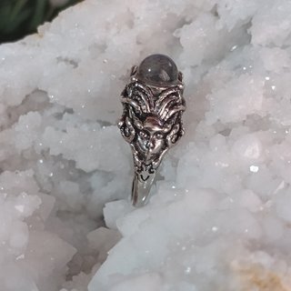 Anillo Medusa Labradorita Natural