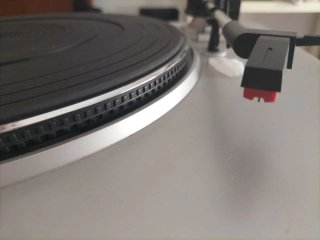 Tocadiscos Negro/Gris