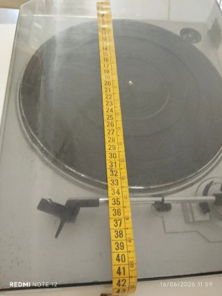 Tocadiscos Negro/Gris