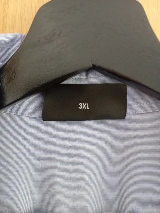 Camisa Emporio Armani Azul Manga Larga