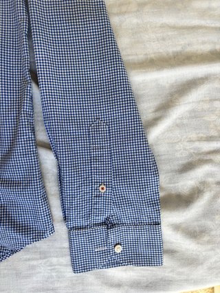 Camisa Pedro del Hierro cuadros azul y blanco