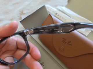 Ray-Ban Meta Wayfarer Gen 2 Shiny Transparent Grey
