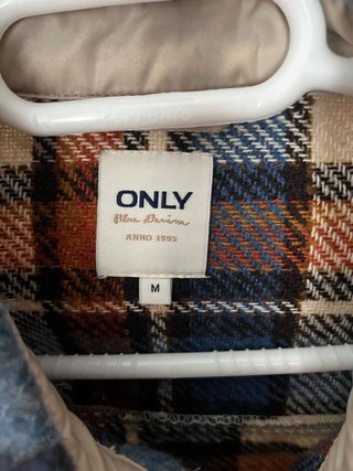 Sobrecamisa ONLY cuadros paño grueso