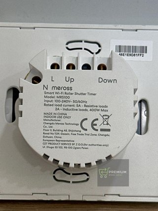 Meross Interruttore per Tende Alexa, Interruttore per Persiane LED Smart WiFi