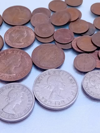 Lotto di Monete Inglesi Varie