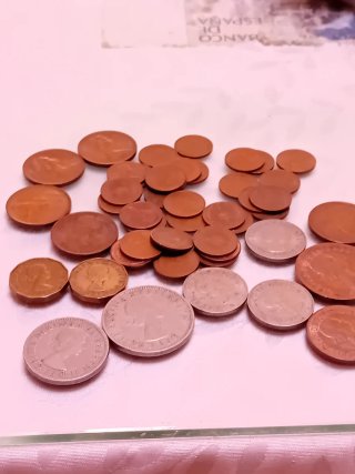 Lotto di Monete Inglesi Varie