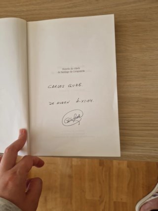 Libro historia da cidade de santiago de compost