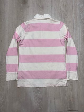 Polo Ralph Lauren Rugby Rayas Rosa y Blanco