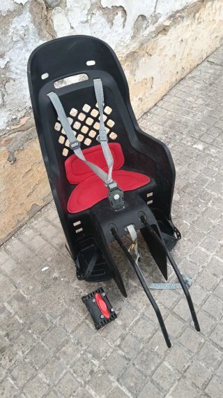 Silla niño bicicleta con arnés